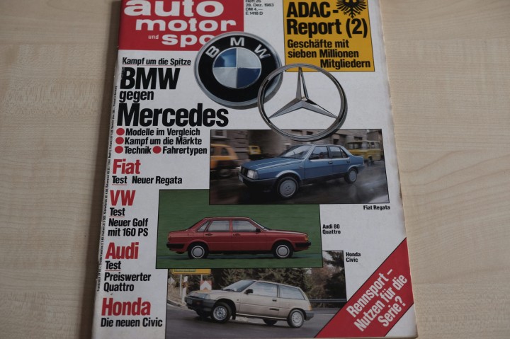 Deckblatt Auto Motor und Sport (26/1983)